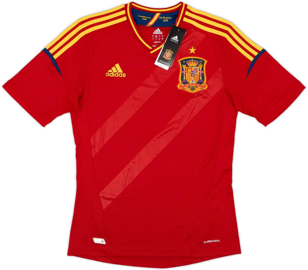 2011-12 Spain Home Shirt (S)