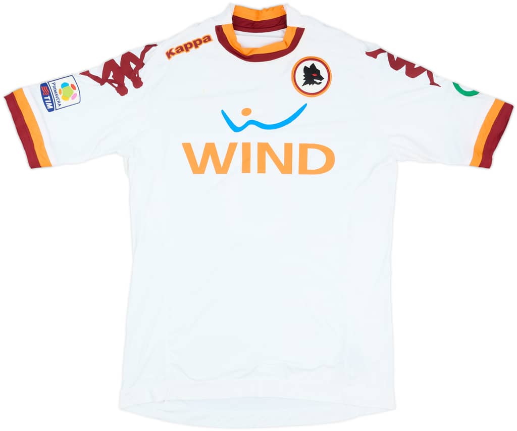 2012-13 Roma Match Issue Away Shirt #8