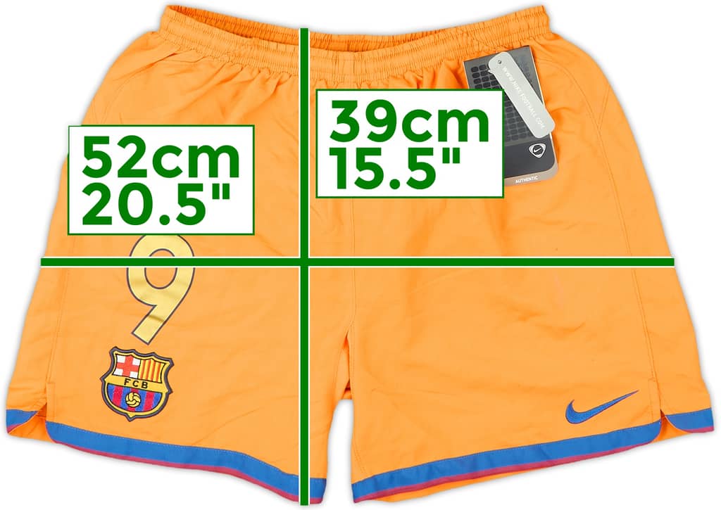 2006-07 Barcelona Away Shorts #9 (XL.Boys)