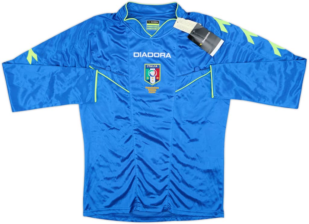 2013-14 Italy Diadora Referee L/S Shirt (XS)