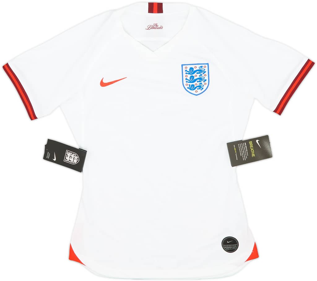 2019 England Lionesses Home Shirt (Women's S)