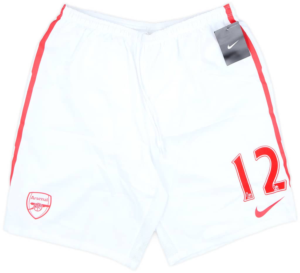2011-12 Arsenal Player Issue Home Shorts #12 (Henry) (L)