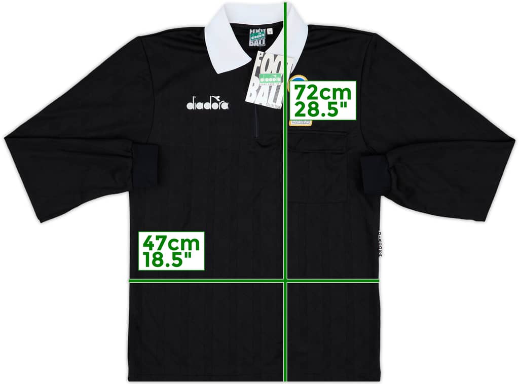1994 Italy Diadora Referee L/S Shirt (S)