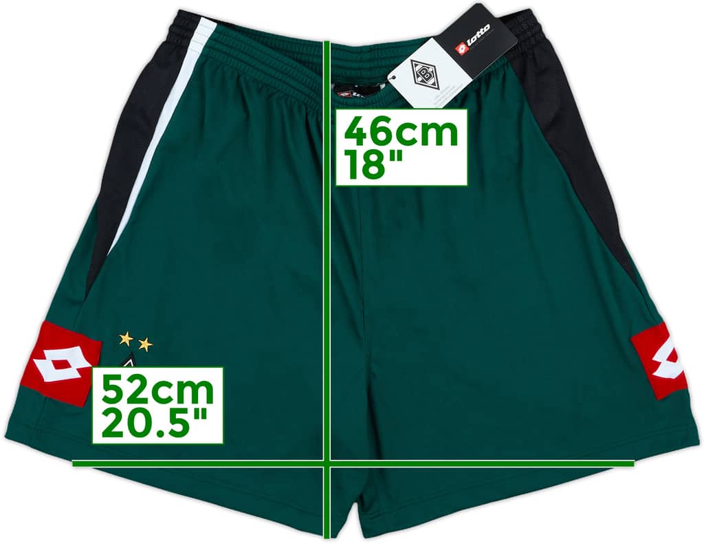 2007-08 Borussia Monchengladbach Away Shorts (XXL)