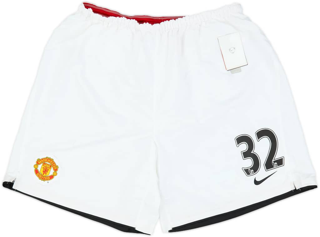 2007-09 Manchester United Home Shorts #32 (Tevez) (XXL)