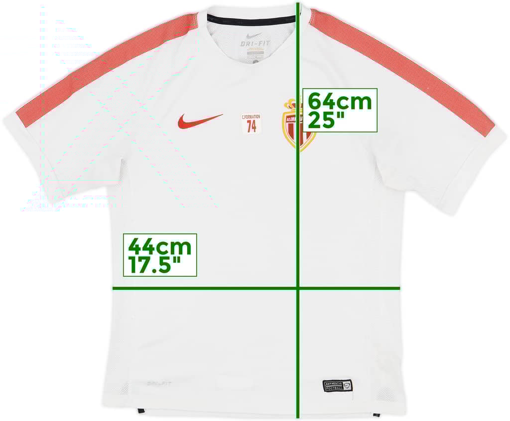2014-15 Monaco Player Issue Nike Training Shirt C.Formation #74 - 8/10 - (S)