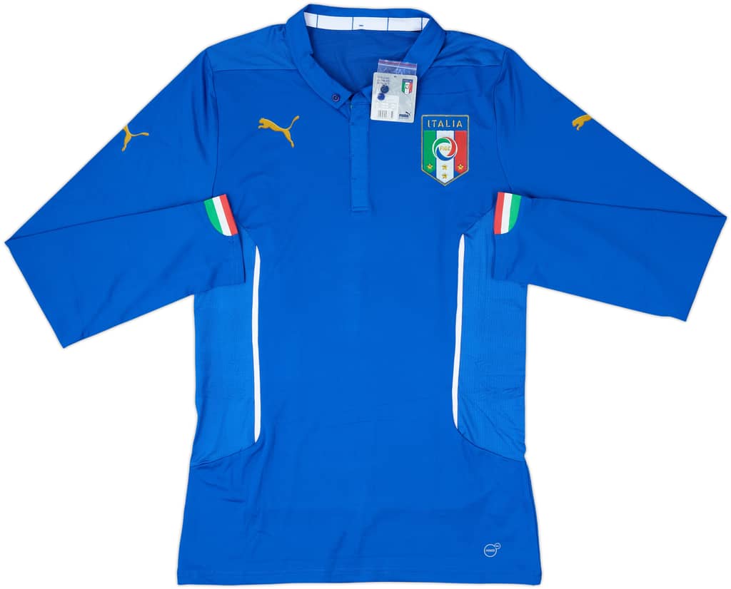 2014-15 Italy Player Issue Home L/S Shirt (XXL)