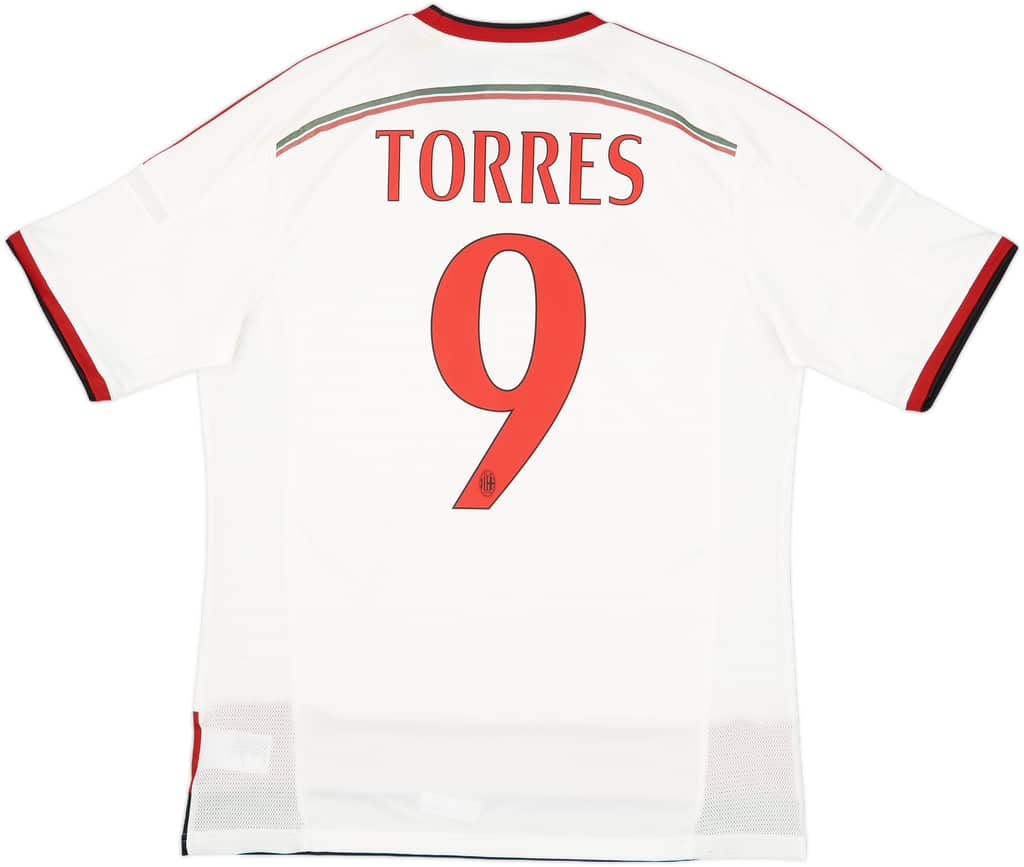2014-15 AC Milan Away Shirt Torres #9 (L)