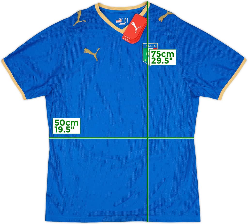 2007-08 Italy Home Shirt (M)
