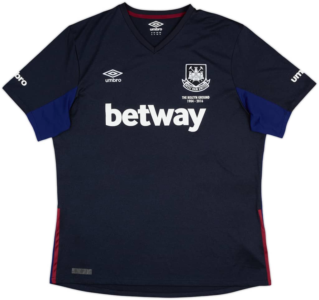 2016-17 West Ham Umbro Training Shirt - 8/10 - (XL)