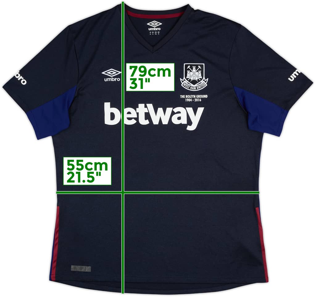 2016-17 West Ham Umbro Training Shirt - 8/10 - (XL)