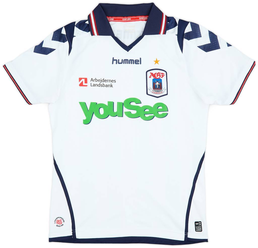 2013-15 AGF Aarhus Home Shirt - 8/10 - (S)
