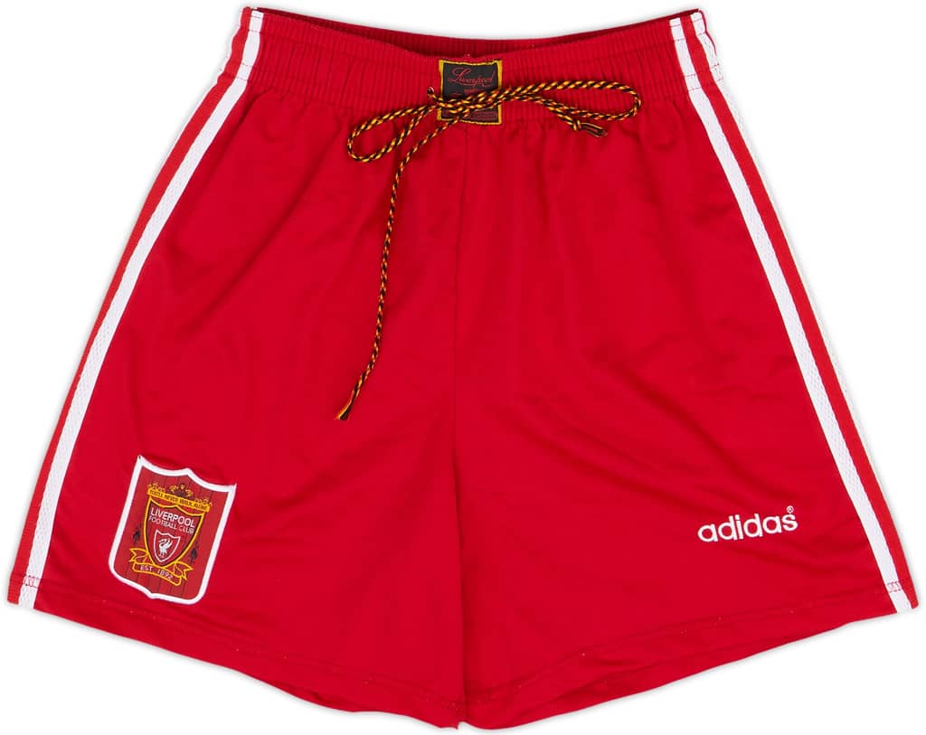 1995-96 Liverpool Home Shorts - 8/10 - (M)