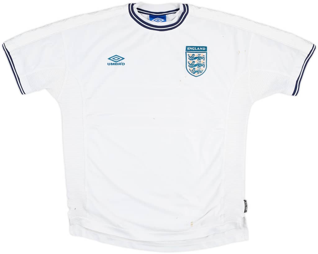 1999-01 England Home Shirt - 4/10 - (XL)