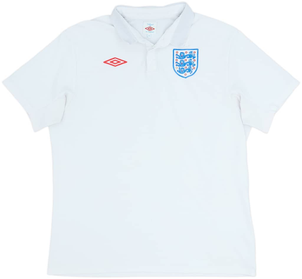 2009-10 England Home Shirt - 5/10 - (XL)