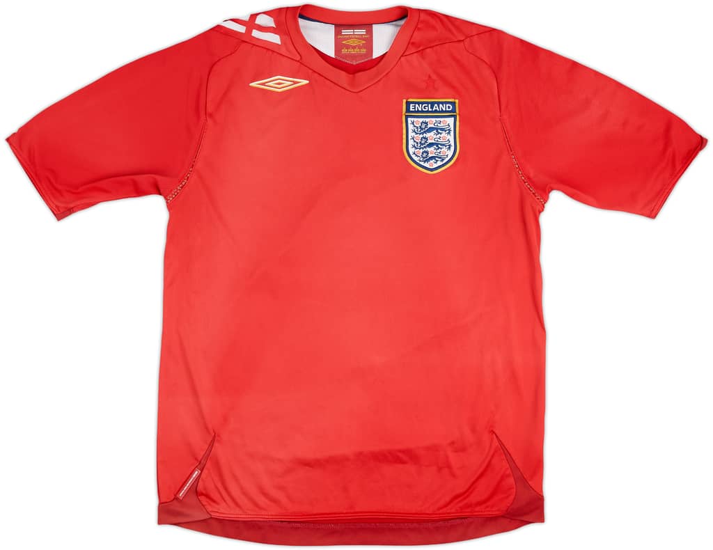 2006-08 Inglaterra Camiseta Visitante - 5/10 - (M)