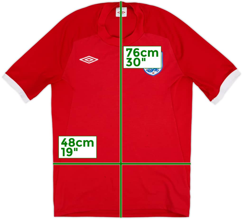 2010-11 England Away Shirt - 7/10 - (XS)