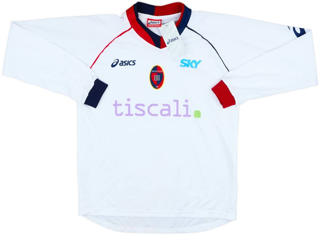 2006-07 Cagliari Basic Away L/S Shirt (M)