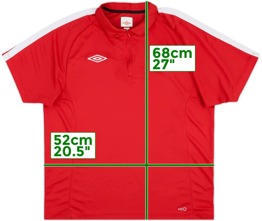 2012-13 Wales Umbro 1/4 Zip Polo Shirt - 10/10 - (L)