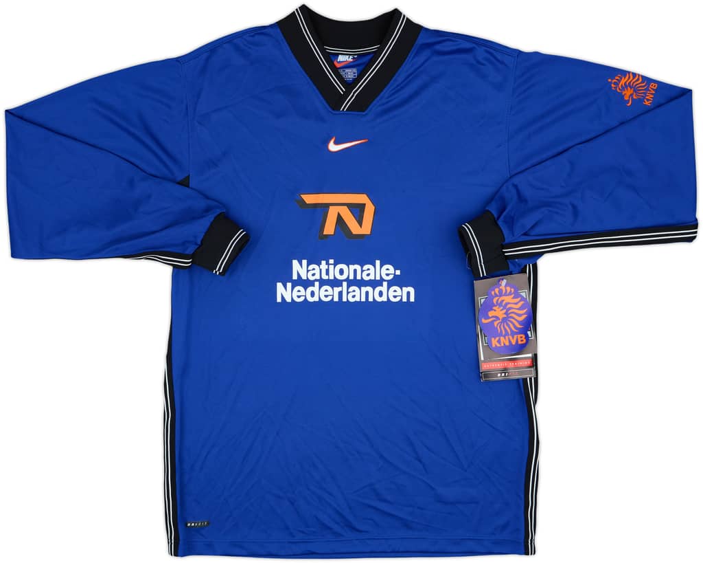 1998-00 Netherlands Nike Player Issue Training L/S Shirt (M)