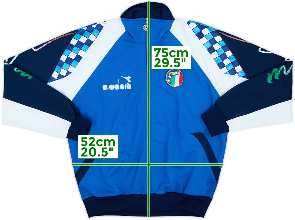 1990 Italy Diadora Track Jacket - 6/10 - (XL)