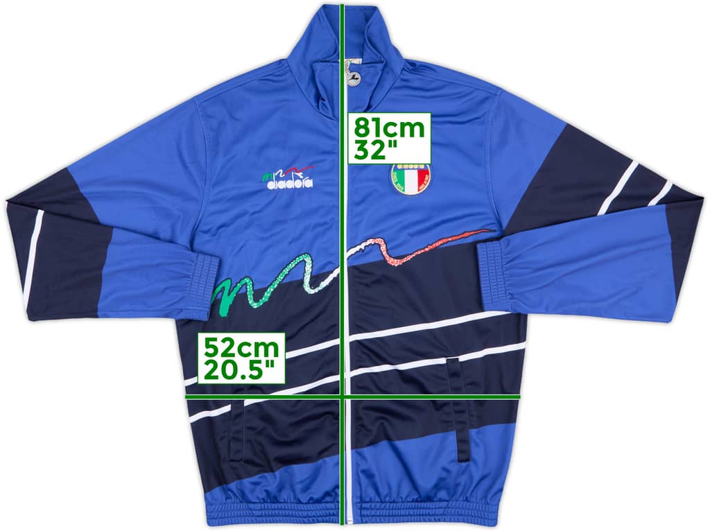 2010s Italy Diadora 1990 Retro Track Jacket - 10/10 - (L)