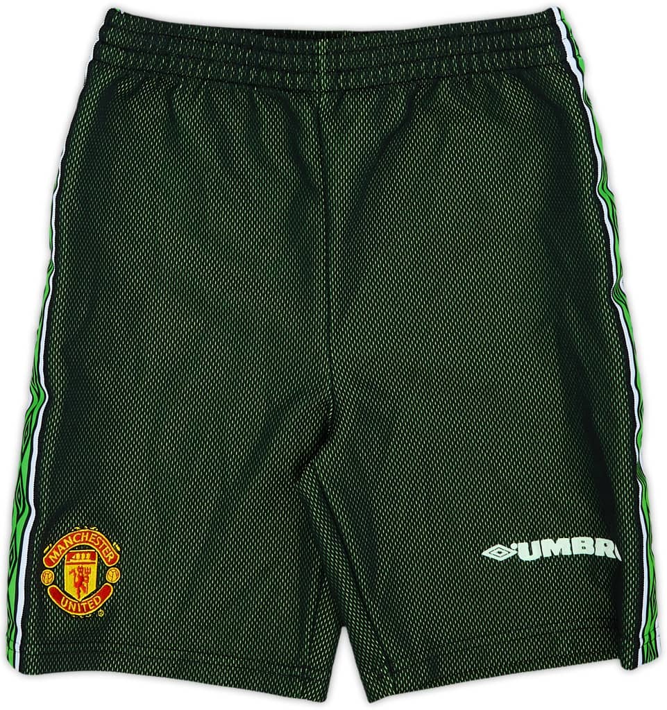 1998-00 Manchester United GK Shorts - 8/10 - (10-11 Years)