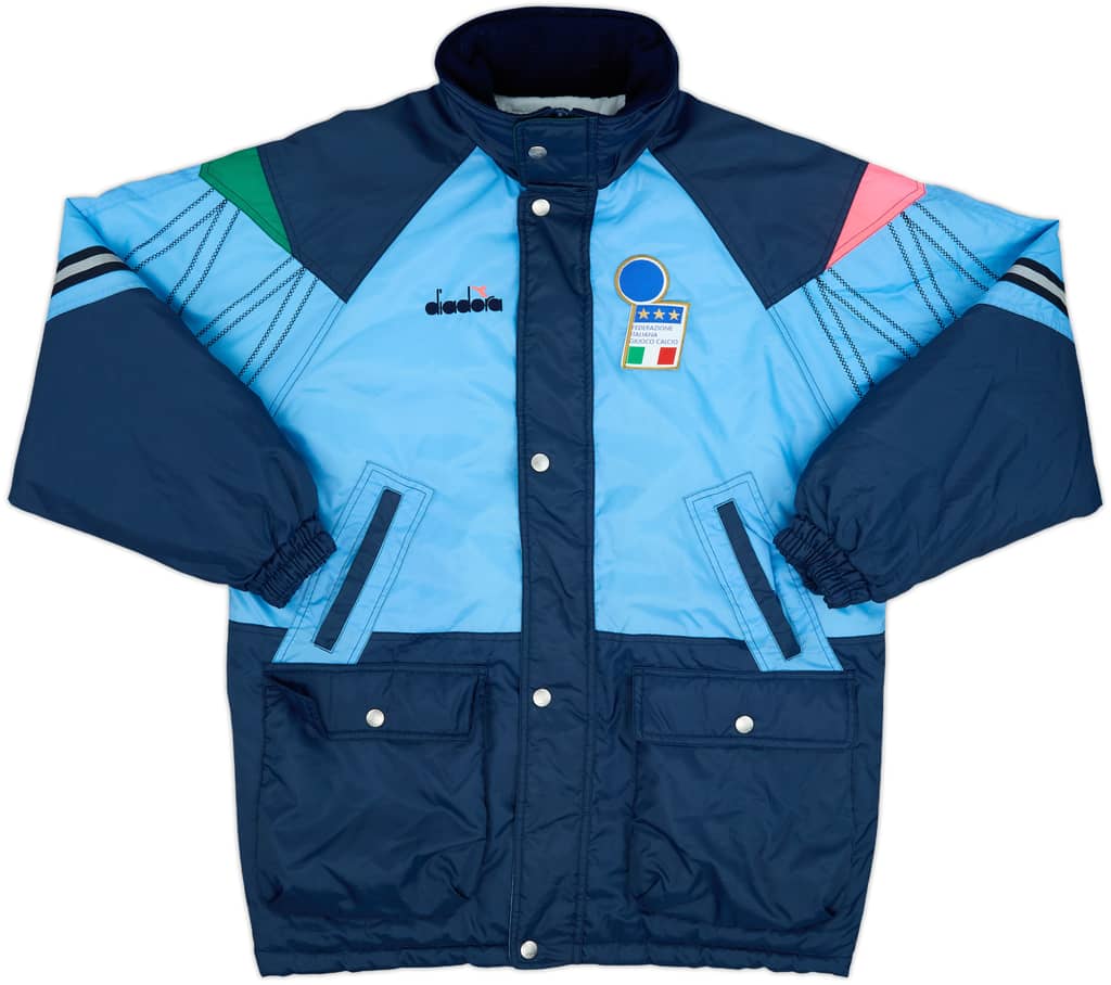 1994-96 Italy Diadora Padded Bench Coat - 9/10 - (M)