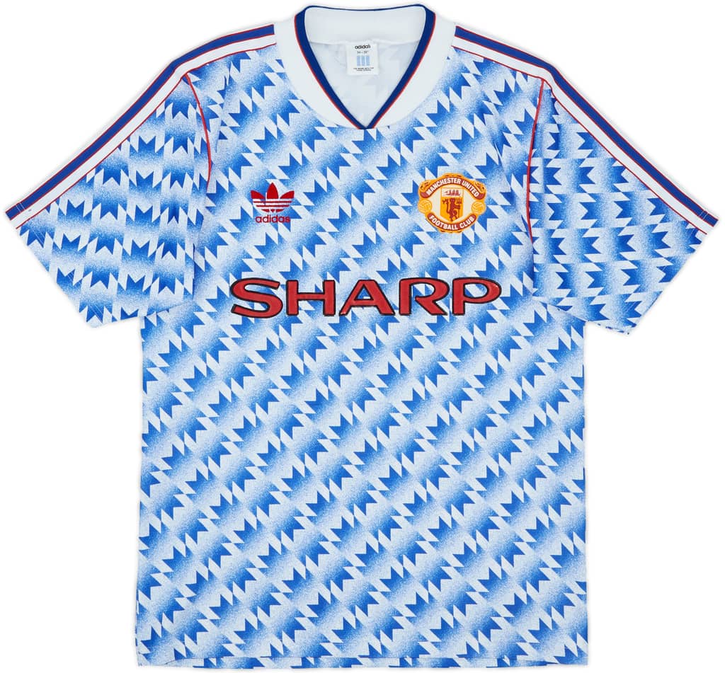 1990-92 Manchester United Away Shirt - 8/10 - (S)