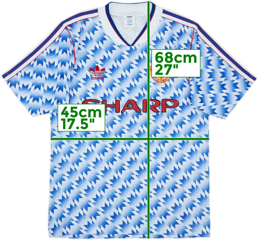 1990-92 Manchester United Away Shirt - 8/10 - (S)