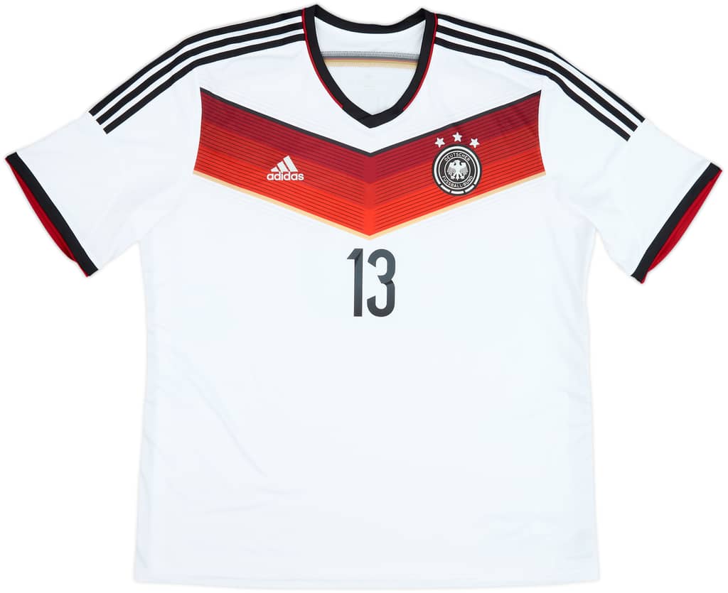 2014-15 Germany Home Shirt Muller #13 - 7/10 - (3XL)