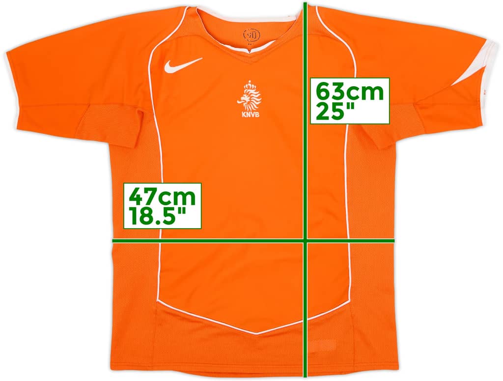 2004-06 Netherlands Home Shirt - 8/10 - (L.Boys)