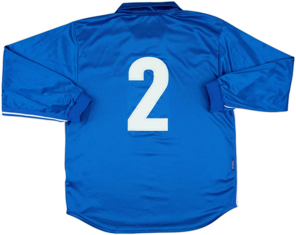 1997-98 Italy Match Issue Home L/S Shirt #2