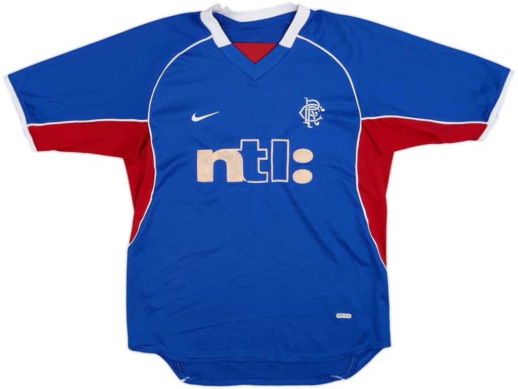 2001-02 Rangers Home Shirt - 6/10 - (M)