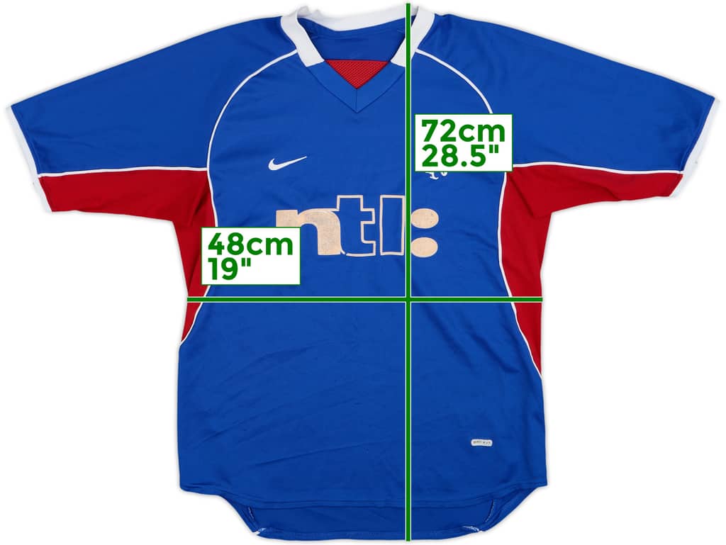 2001-02 Rangers Home Shirt - 6/10 - (M)