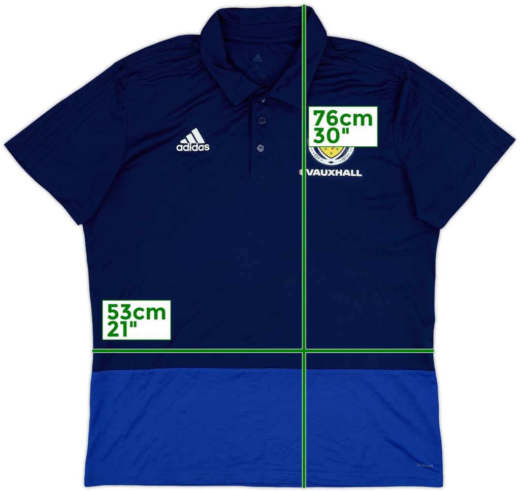 2017-18 Scotland adidas Polo Shirt - 10/10 - (XL)