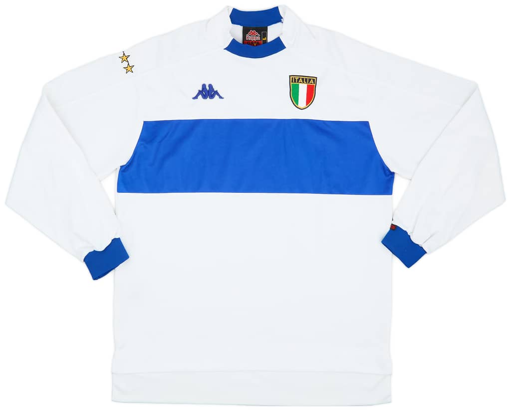 1998-00 Italy Away L/S Shirt - 9/10 - (L)
