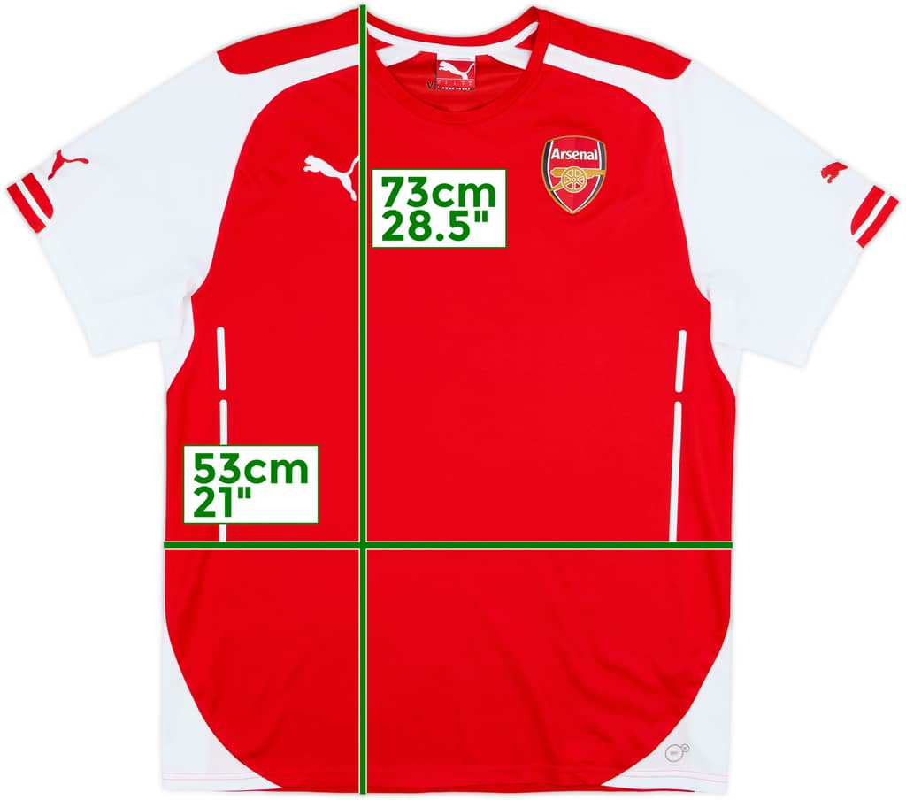 2014-15 Arsenal Home Shirt - 4/10 - (L)