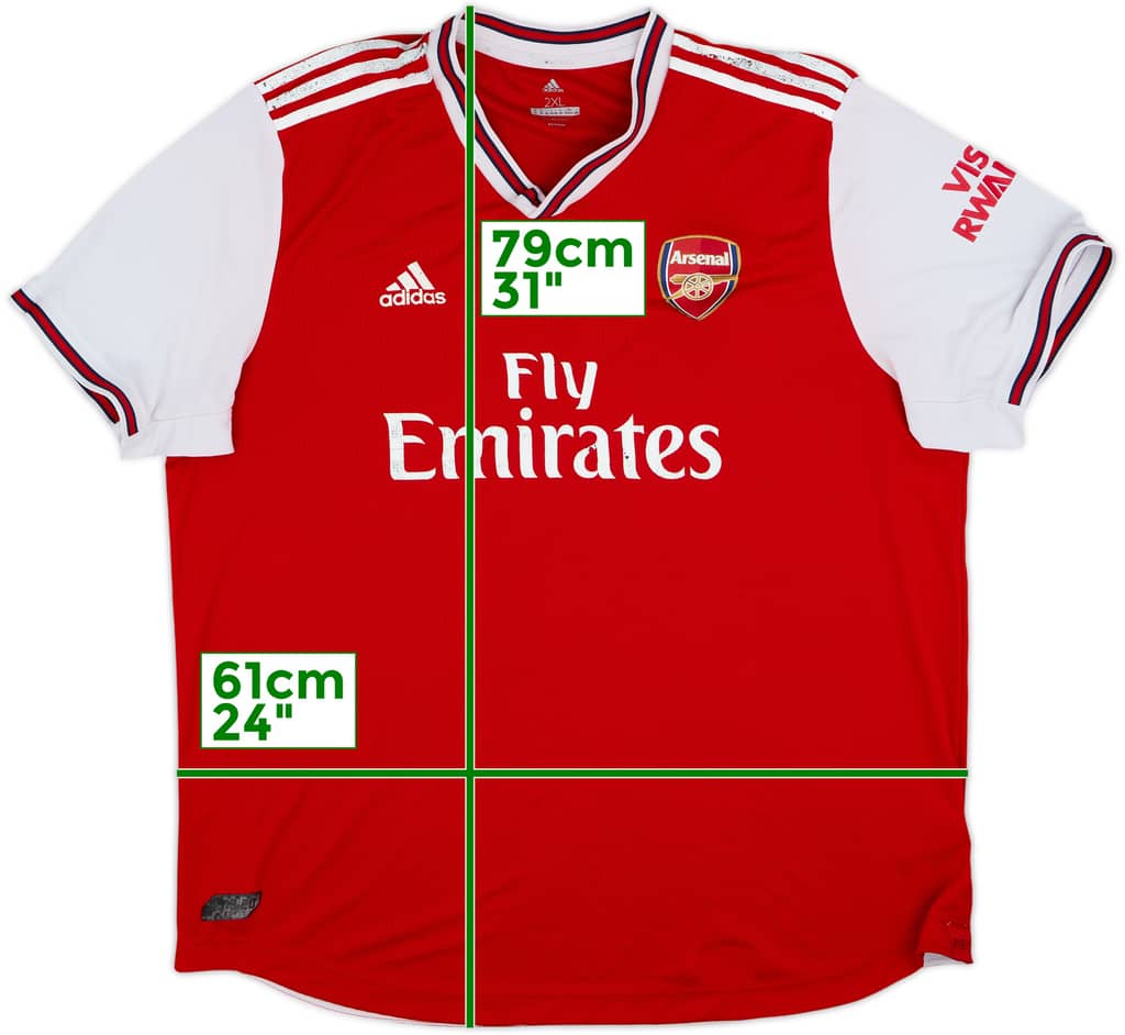 2019-20 Arsenal Authentic Home Shirt - 5/10 - (XL)