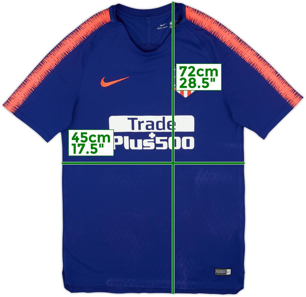 2018-19 Atletico Madrid Nike Training Shirt - 8/10 - (M)