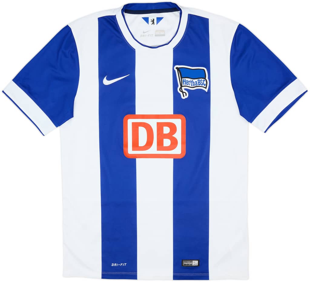 2014-15 Hertha Berlin Home Shirt - 9/10 - (M)