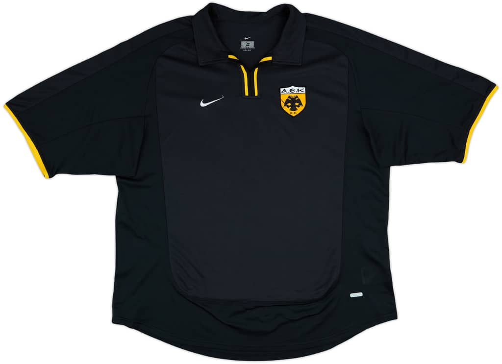2000-01 AEK Athens Away Shirt - 8/10 - (XL)