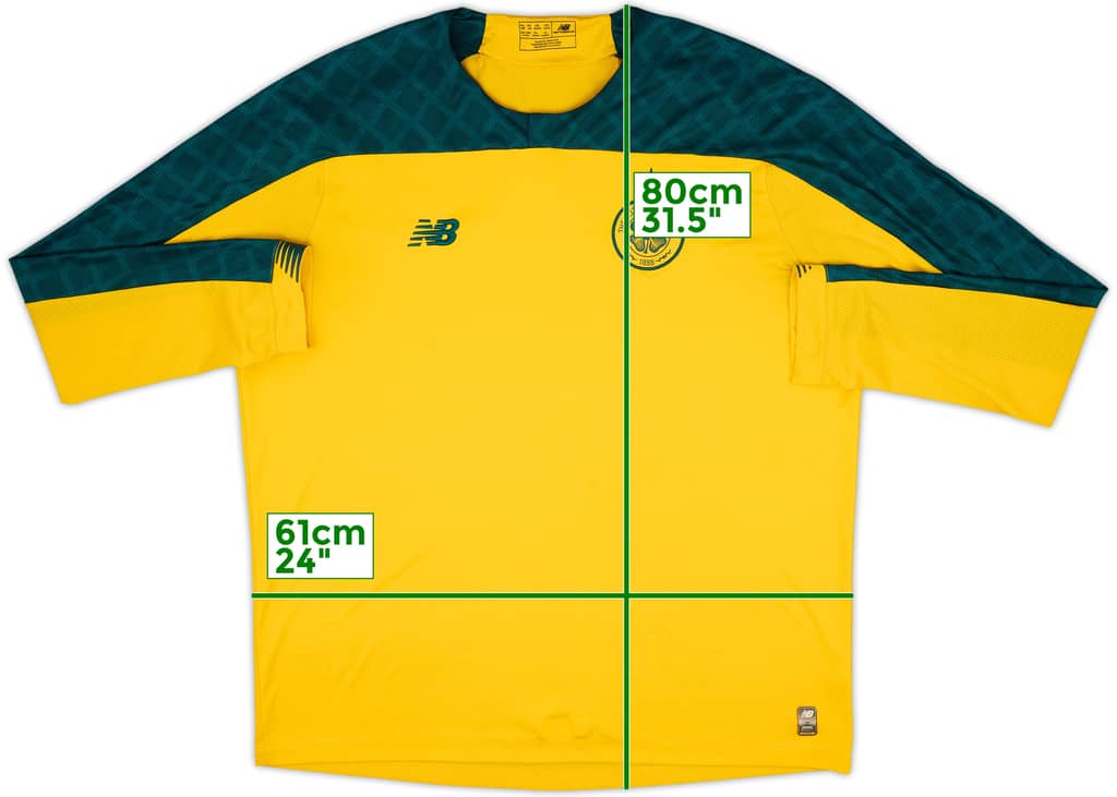 2019-20 Celtic Away L/S Shirt - 6/10 - (XXL)
