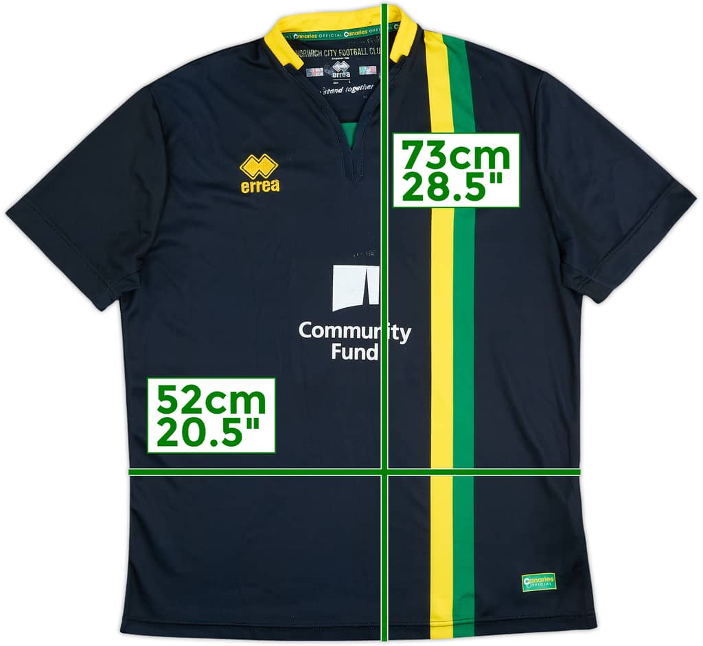 2016-17 Norwich Away Shirt - 6/10 - (L)