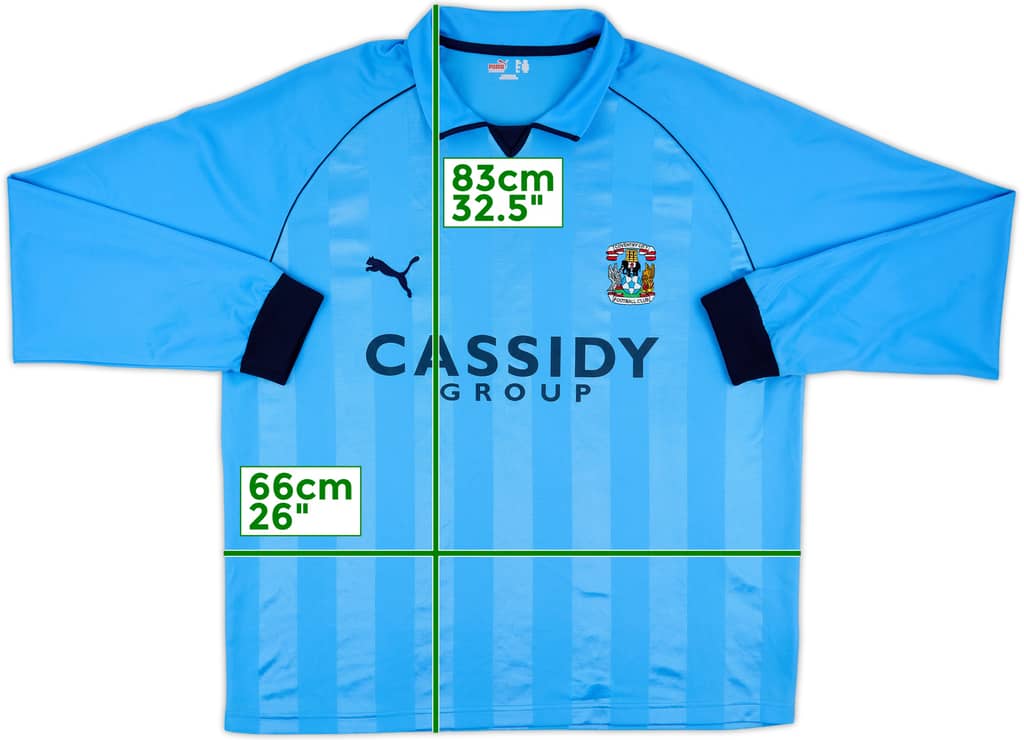 2006-07 Coventry Home L/S Shirt - 8/10 - (XXL)