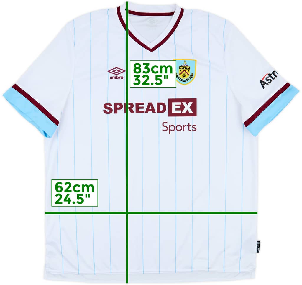 2021-22 Burnley Away Shirt - 8/10 - (3XL)