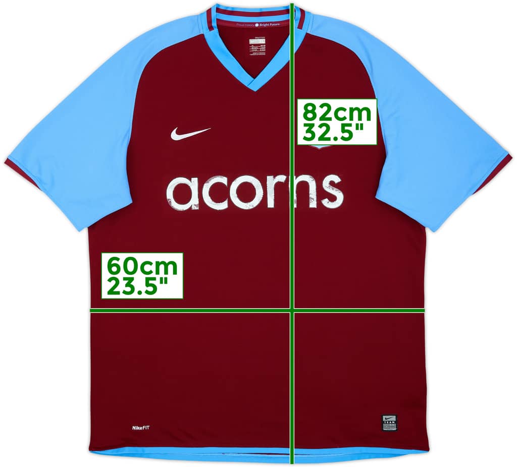 2008-09 Aston Villa Home Shirt - 5/10 - (XL)
