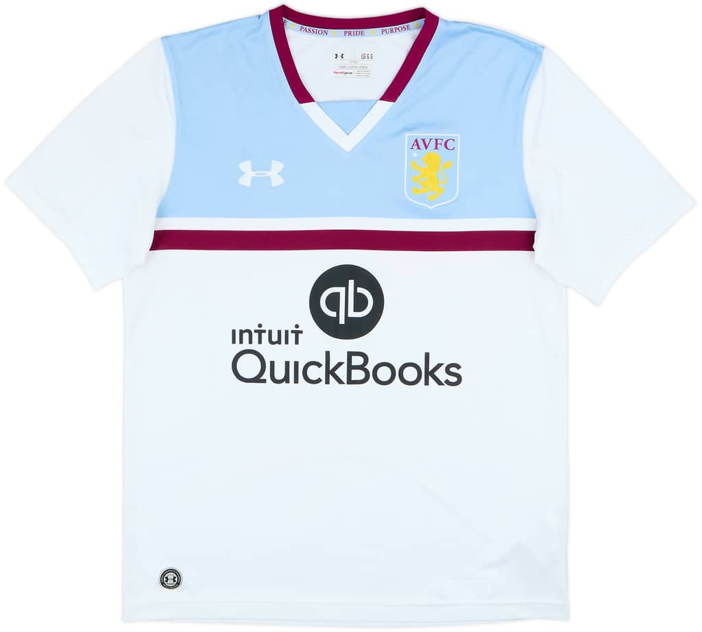 2016-17 Aston Villa Away Shirt - 9/10 - (L)