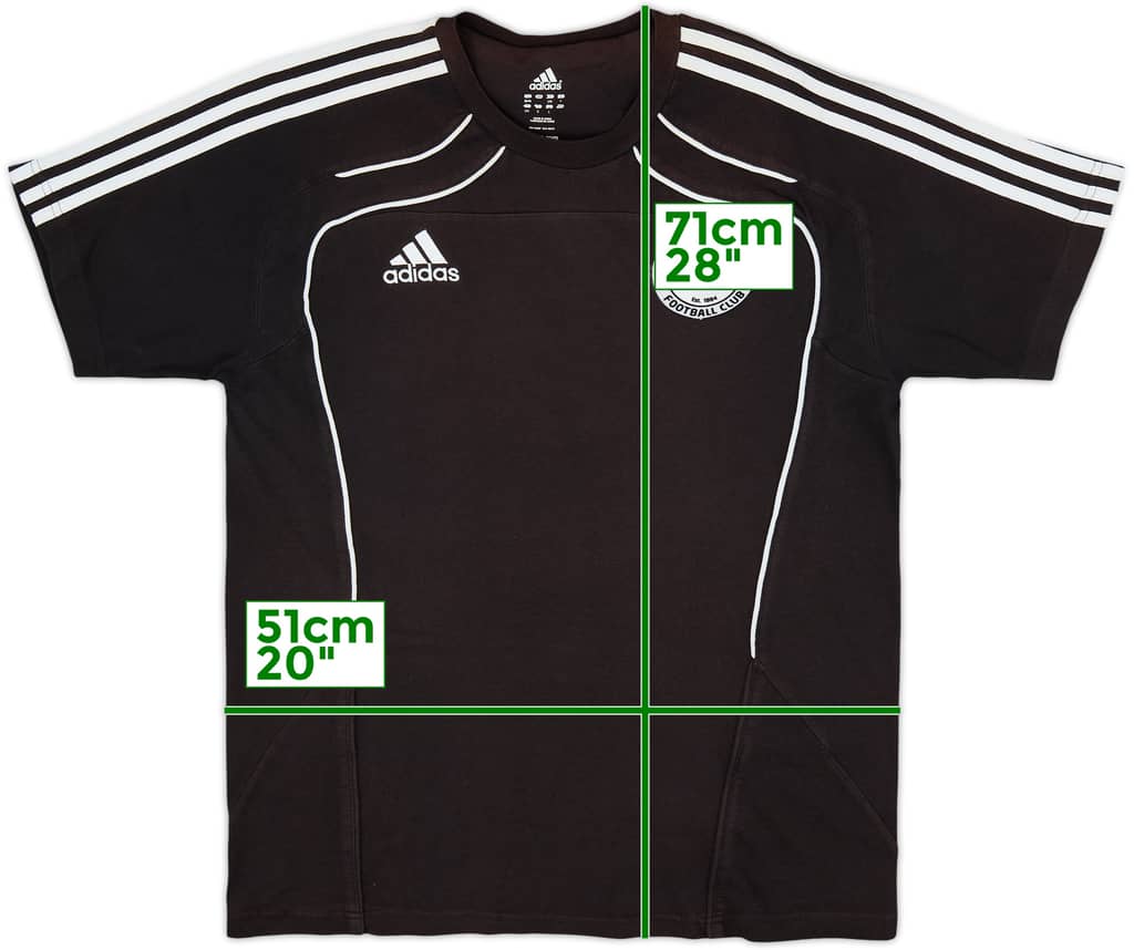 2010-11 Derby adidas Cotton Tee - 6/10 - (M)
