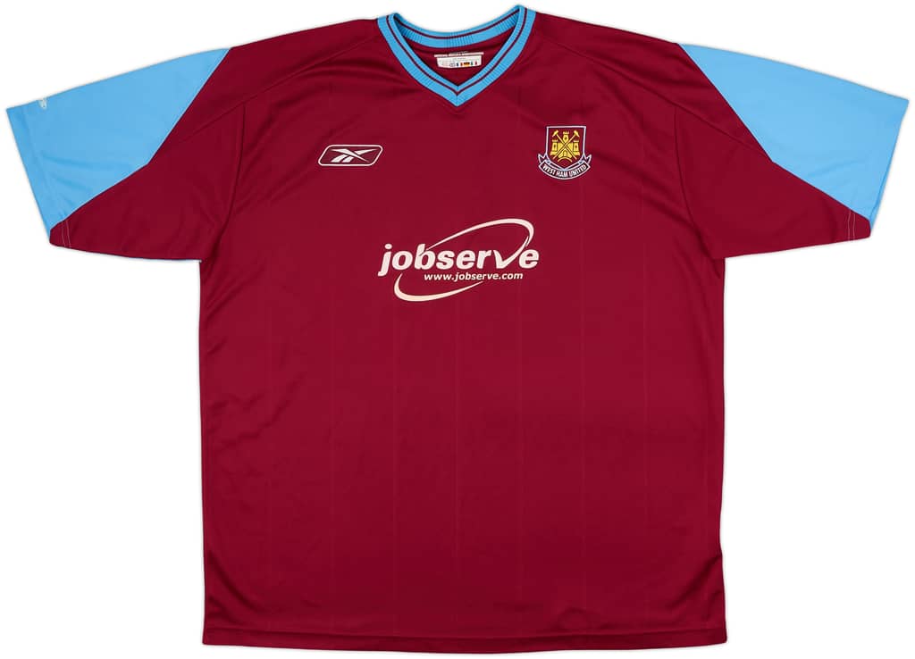 2003-05 West Ham Home Shirt - 10/10 - (XL)